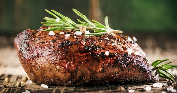 FILET MIGNON WITH SPRING ONION BORDELAISE