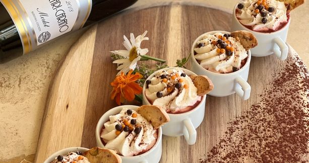 VOLO CHOCOLATE PANNA COTTA