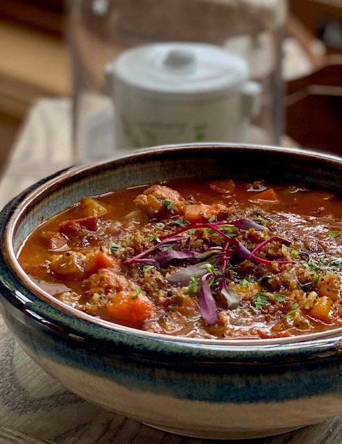 FALL BEEF & SAUSAGE STEW
