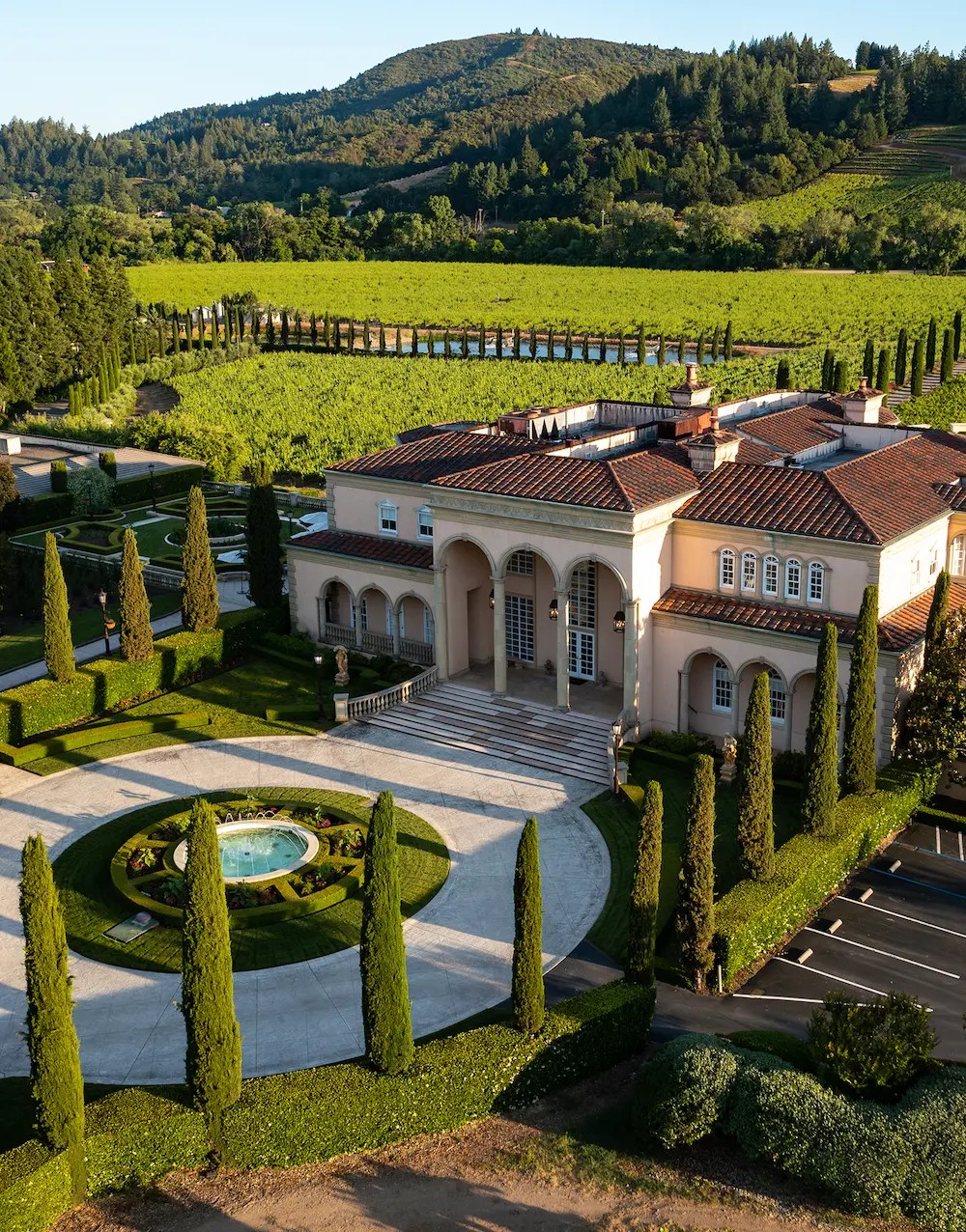 villa front angle
